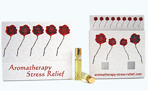 Image - Say it with Roses Aroma Stress Buster scented gift comes supplied with a choice of 10 pairs of 100% pure essential oils